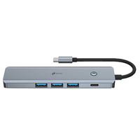 Miniatura 1 de LEOTEC DOCKING STATION 6EN1 1USB-C PD100 POWER&DATOS 3USB3.0 1HDMI 4K 30HZ