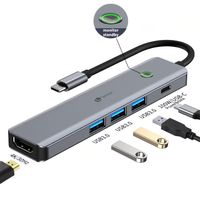 Miniatura 5 de LEOTEC DOCKING STATION 6EN1 1USB-C PD100 POWER&DATOS 3USB3.0 1HDMI 4K 30HZ