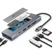 Miniatura 2 de LEOTEC DOCKING STATION 8-1 CON CAJA EXTERNA SSD M2