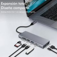 Miniatura 6 de LEOTEC DOCKING STATION 8-1 CON CAJA EXTERNA SSD M2