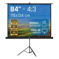 Miniatura 1 de iggual Pantalla 84 176x134 cm con trípode+bolsa