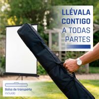 Miniatura 13 de iggual Pantalla 84 176x134 cm con trípode+bolsa