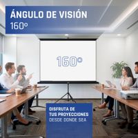 Miniatura 17 de iggual Pantalla 84 176x134 cm con trípode+bolsa
