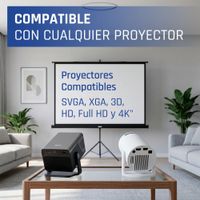 Miniatura 21 de iggual Pantalla 84 176x134 cm con trípode+bolsa