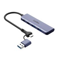 Miniatura 3 de Coolbox HUB4 Lite USB-C/A 4 Puertos Aluminio