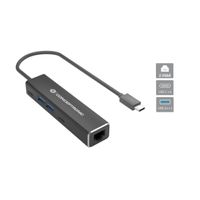 Miniatura 3 de ADAPTADOR  USB-C A  RED 2.5Gb  RJ45  CONCEPTRONIC  CON HUB USB 3.2  2 USC-C  2P USB-A  G