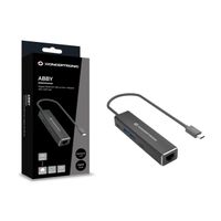 Miniatura 4 de ADAPTADOR  USB-C A  RED 2.5Gb  RJ45  CONCEPTRONIC  CON HUB USB 3.2  2 USC-C  2P USB-A  G