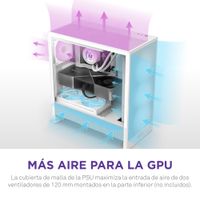 Miniatura 8 de TORRE GAMING NZXT H5 FLOW (2024) | ATX | BLANCA