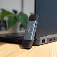 Miniatura 3 de Tooq TQR-3001G Lector USB3.0 (USB-C+USB-A) SD/TF