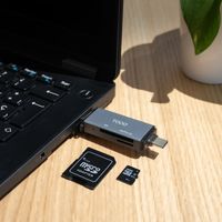 Miniatura 5 de Tooq TQR-3001G Lector USB3.0 (USB-C+USB-A) SD/TF