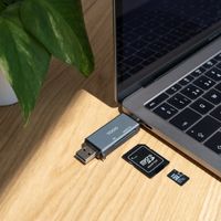 Miniatura 6 de Tooq TQR-3001G Lector USB3.0 (USB-C+USB-A) SD/TF