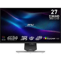 Miniatura 1 de MSI MONITOR MPG 274URDFW E16M. 27" RAPID IPS PLANO. 3840X2160 . UHD:160HZ, FHD:320HZ. BLANCO