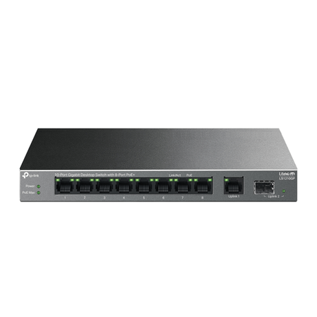 TP-Link LS1210GP Switch 8xG PoE+ 1xGb 1xSFP 61W - Imagen 1 de 4 TP-Link LS1210GP Switch 8xG PoE+ 1xGb 1xSFP 61W - Imagen 1 de 4