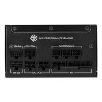 Miniatura 3 de Fuente Alimentación 850W MSI MPG A850GS PCIE5 80 PLUS Gold Fully-Modular Negro