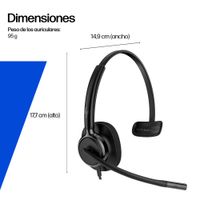 Miniatura 9 de HP Poly Mission 425 Stereo Wired BULK