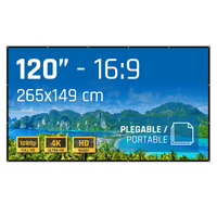 Miniatura 1 de iggual Pantalla plegable ECO-COST 120 16:9