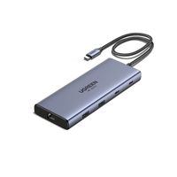 Miniatura 2 de UGREEN 10-IN-1 USB-C TO 2 HDMI 4K 60HZ +2 USB-C3.2+USB-A3.2+USB-A3.0+GIGABITRJ45+SD TF+PD 100W