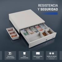 Miniatura 8 de CAJON PORTAMONEDAS IGGUAL IRON-3W RJ11 BLANCO