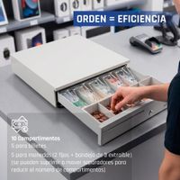 Miniatura 11 de CAJON PORTAMONEDAS IGGUAL IRON-3W RJ11 BLANCO