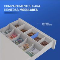 Miniatura 13 de CAJON PORTAMONEDAS IGGUAL IRON-3W RJ11 BLANCO