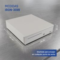 Miniatura 16 de CAJON PORTAMONEDAS IGGUAL IRON-3W RJ11 BLANCO
