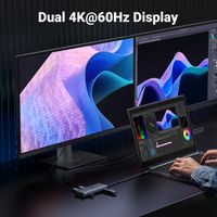 Miniatura 5 de UGREEN 7-IN-1 USB-C TO 2 HDMI 4K@60HZ +2 USB-A3.2+2 USB-C3.2+PD 100W