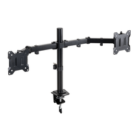 Miniatura 1 de SOPORTE TOOQ MESA GIRA INCLI 2 BRAZOS 17-27" NEGRO
