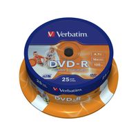 Miniatura 2 de TAMBOR 25 DVD-R 4,7 GB VERBATIM 16X IMPRIMIBLE