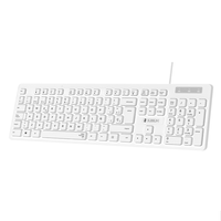 Miniatura 1 de TECLADO BUSINESS SLIM SILENCIOSO CON CABLE USB B