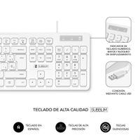 Miniatura 5 de TECLADO BUSINESS SLIM SILENCIOSO CON CABLE USB B