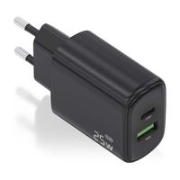 Miniatura 2 de AISENS - CARGADOR GaN 25W, 1xUSB-C PD3.0, 1xUSB-A QC3.0, NEGRO