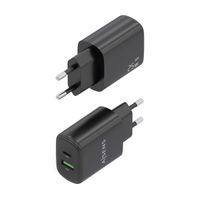 Miniatura 4 de AISENS - CARGADOR GaN 25W, 1xUSB-C PD3.0, 1xUSB-A QC3.0, NEGRO
