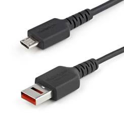 1M SECURE CHARGING CABLE- USB-A TO MICRO USB DATA BLOCK ER