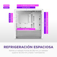 Miniatura 6 de NZXT H9 H3 Flow  Blanco
