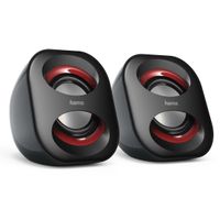 Miniatura 2 de ALTAVOCES 2.0 HAMA SONIC MOBIL 183 JACK 3.5mm ALIMENTADO POR USB ENTRADA PARA AURICULARES CONTROL