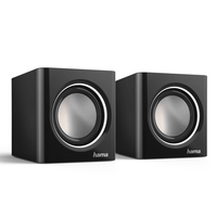 Miniatura 1 de ALTAVOCES 2.0 HAMA SONIC MOBIL 185 JACK 3.5mm ALIMENTADO POR USB CONTROL DE VOLUMEN COLOR NEGRO