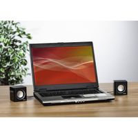 Miniatura 4 de ALTAVOCES 2.0 HAMA SONIC MOBIL 185 JACK 3.5mm ALIMENTADO POR USB CONTROL DE VOLUMEN COLOR NEGRO