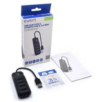 Miniatura 3 de HUB 4 PUERTOS USB 3.1 EWENT EW1138