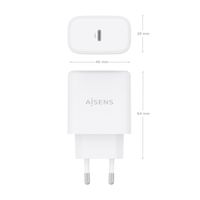 Miniatura 5 de AISENS - CARGADOR GaN 45W, 1xUSB-C PD3.0, BLANCO