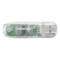 Miniatura 1 de MEMORIA 32 GB REMOVIBLE INTENSO USB 2.0 RAINBOW TRANSPARENTE