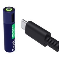 Miniatura 3 de PILAS AAA RECARGABLE TRUST USB-C AAA 500 mAh PACK 2 UNIDADES 25585