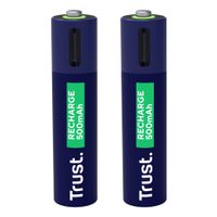 Miniatura 5 de PILAS AAA RECARGABLE TRUST USB-C AAA 500 mAh PACK 2 UNIDADES 25585