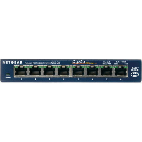 SWITCH 8 PUERTOS 10/100/1000 NETGEAR - Imagen 1 de 2 SWITCH 8 PUERTOS 10/100/1000 NETGEAR - Imagen 1 de 2