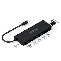 Miniatura 1 de Nilox Dock Usb c 8 en 1 Negro