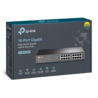 Miniatura 5 de Switch TP-LINK GIBABIT, TL-SG1016PE, 16 Port, POE - Negro