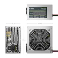 Miniatura 4 de AISENS FUENTE ALIMENTACION ATX 500W OEM, PLATA