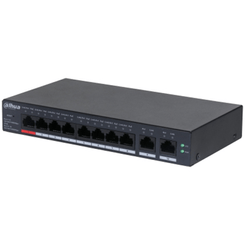 (DH-CS4010-8GT-110-V2) DAHUA SWITCH 10 PUERTOS CLOUD MANAGED GIGABIT, 8 PUERTOS POE, 110W, HI-POE, L2