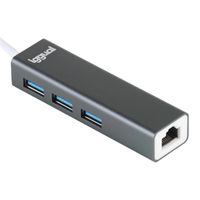 Miniatura 4 de iggual Hub USB-A 3 puertos USB 3.0 + RJ45 Gigabit