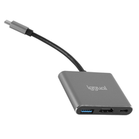 Miniatura 1 de iggual Hub tipo C 3 en 1 HDMI USB3.0 PD100W