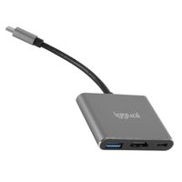 Miniatura 2 de iggual Hub tipo C 3 en 1 HDMI USB3.0 PD100W